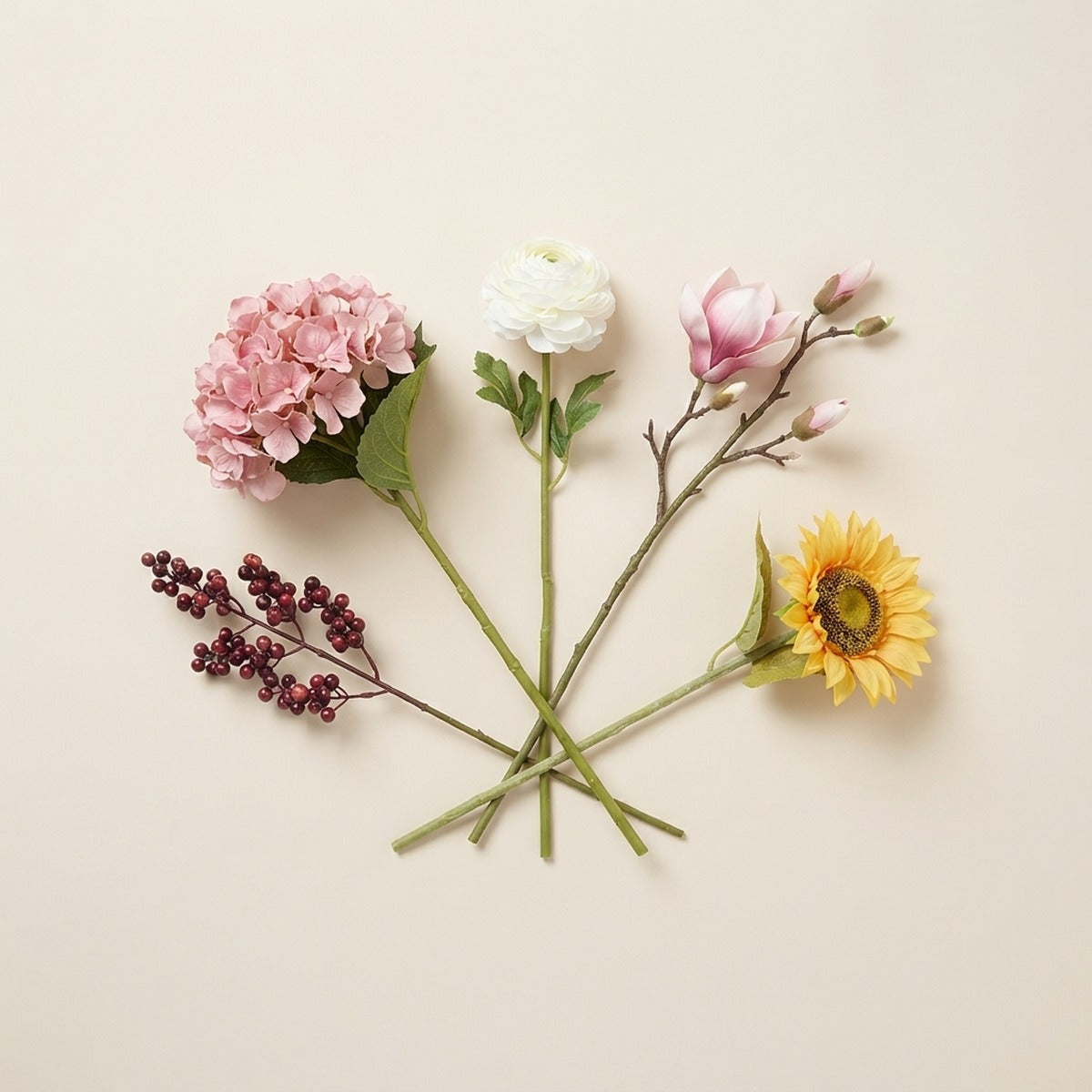 Artificial flower stems & branches