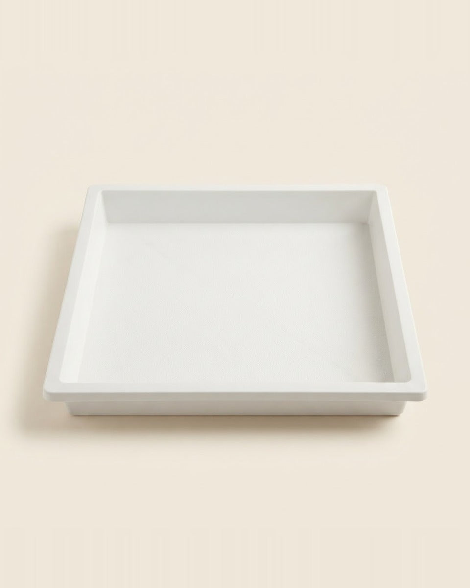 Square Planter Tray 33 cm — White