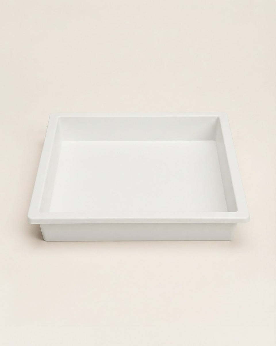 Square Planter Tray 36 cm — White