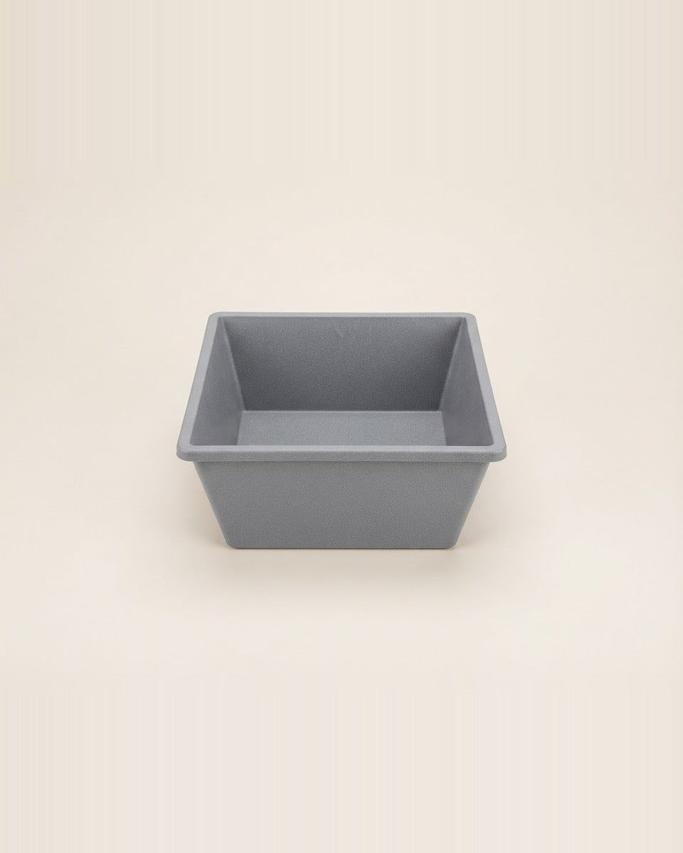 Square Planter Tray 25 cm — Grey