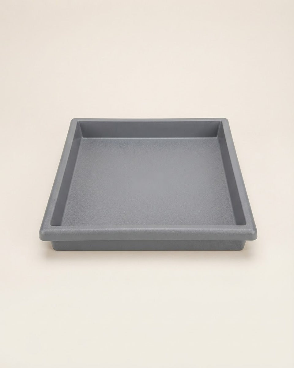Square Planter Tray 36 cm — Grey