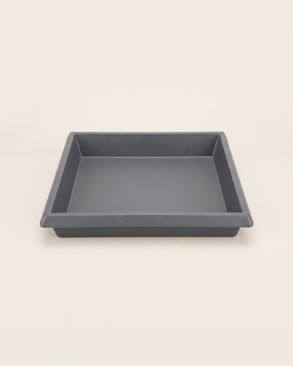 Square Planter Tray 43 cm — Grey