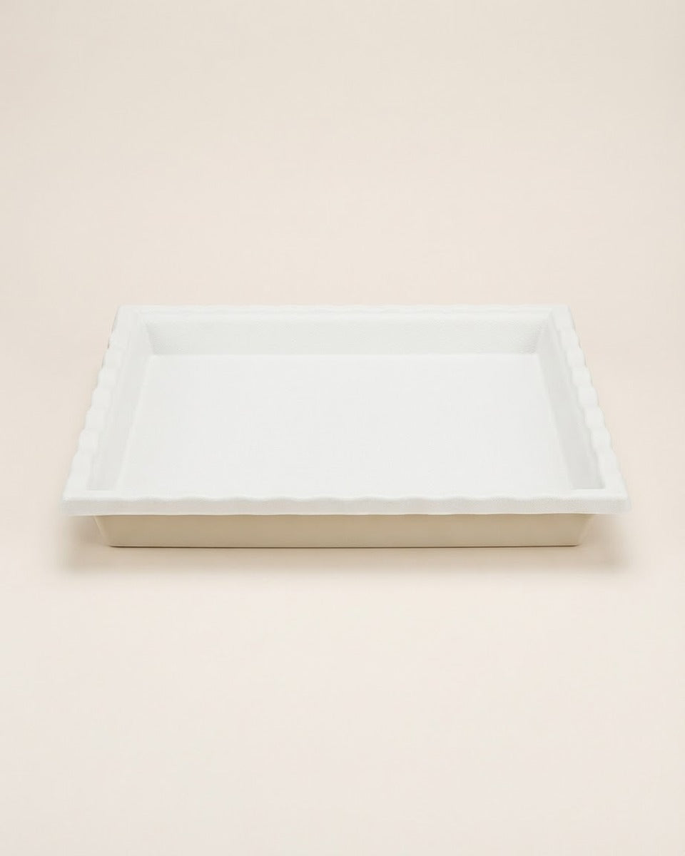 Rectangular Planter Tray 45 cm — White