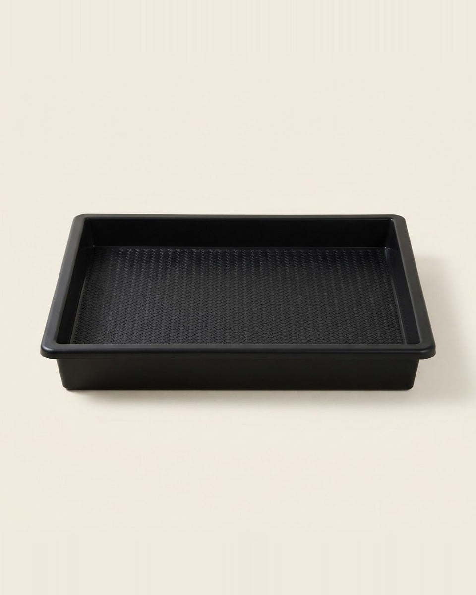 Rectangular Planter Tray 40 cm — Black