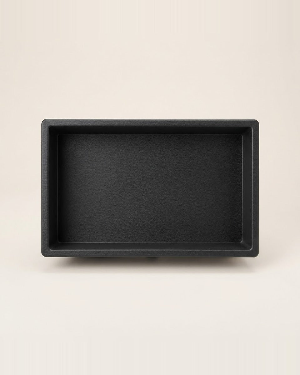 Rectangular Planter Tray 45 cm — Black