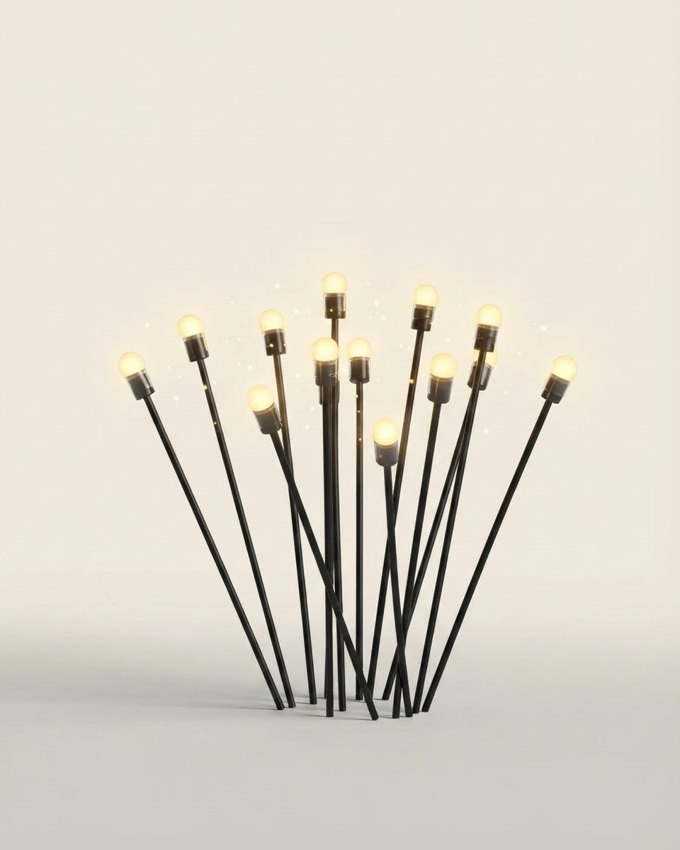 10 LED FireFly Solar Powered Lights