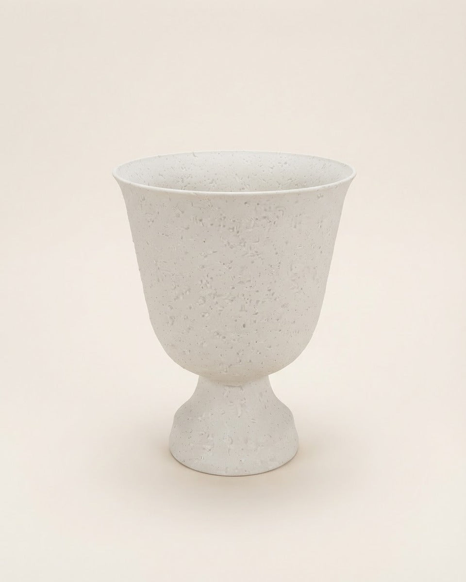 Urn Planter 41 cm — Limestone White