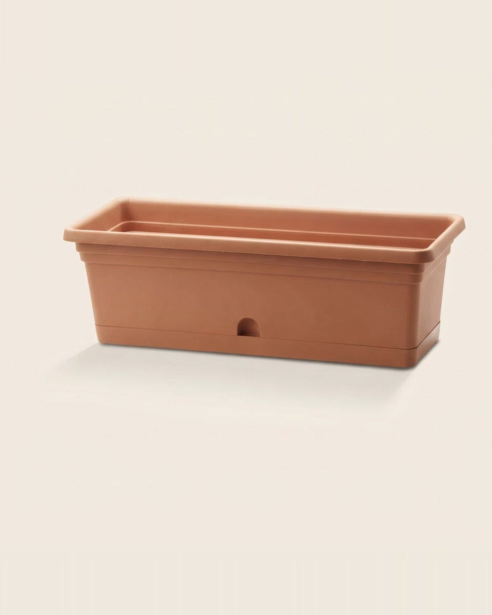 Rectangular Flower Pot 51 × 20 cm — Terracotta