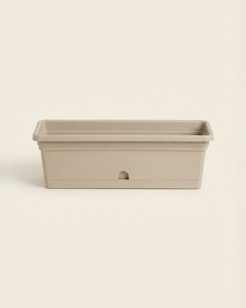Rectangular Flower Pot 51 × 20 cm — Cappuccino