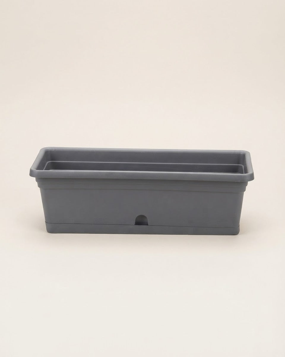 Rectangular Flower Pot 51 × 20 cm — Grey