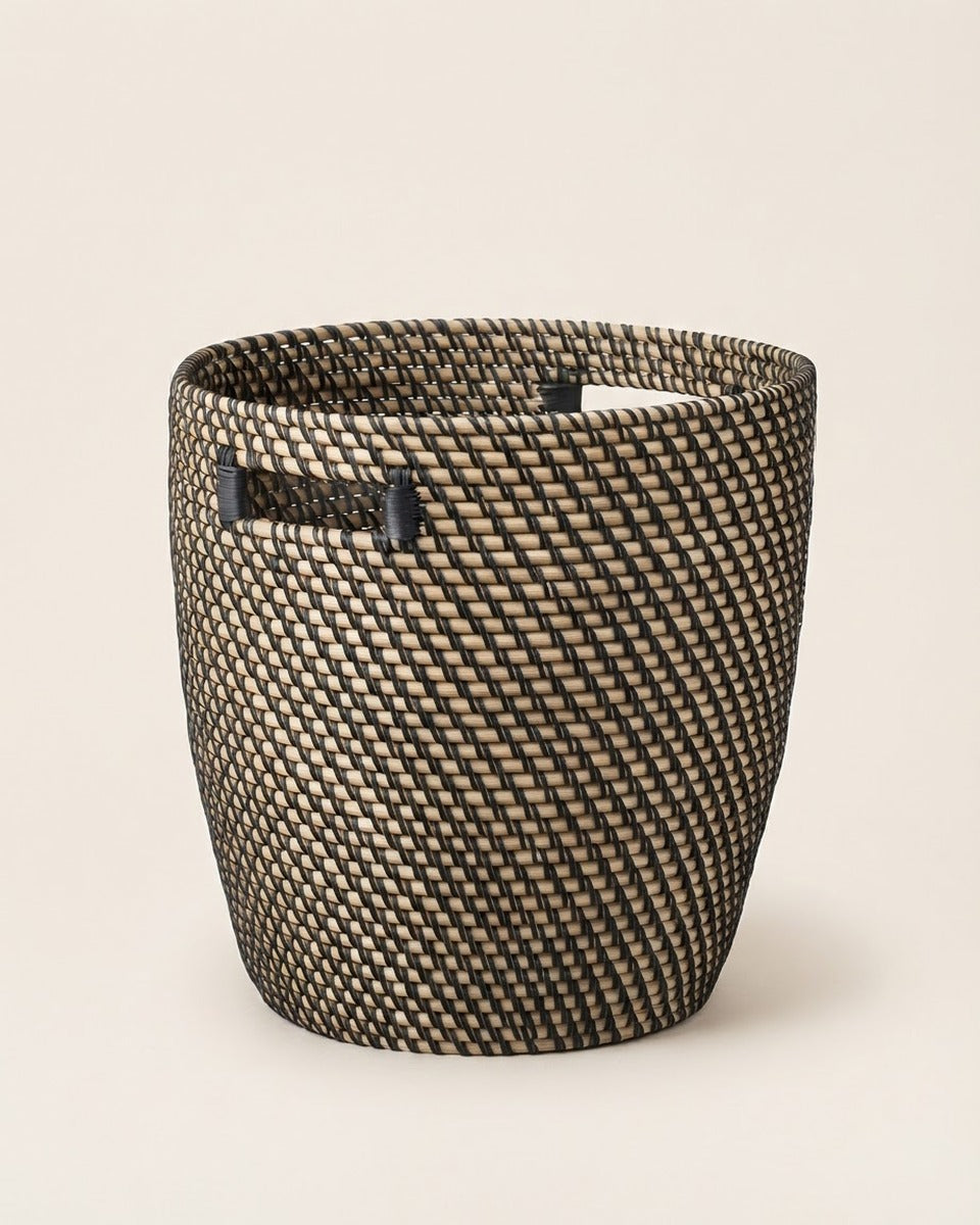 Plastic Plant Pot, Dark Grey, 32 cm