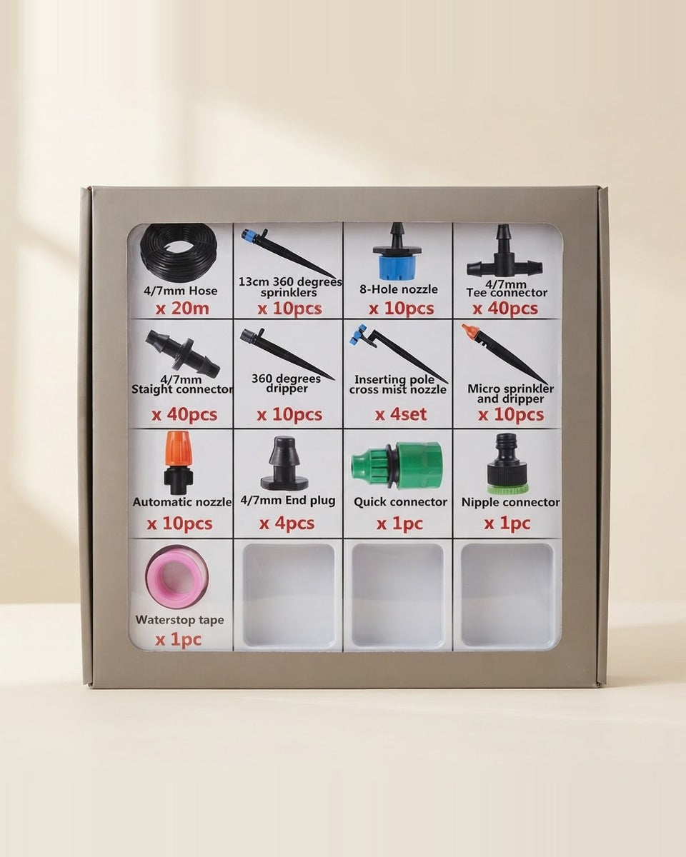Misting Spray Kit 20 m 142 Pieces طقم رذاذ 20 متر 142 قطعة