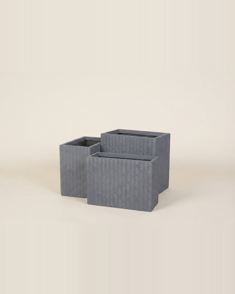 Rectangular Fiber Clay Pot حوض