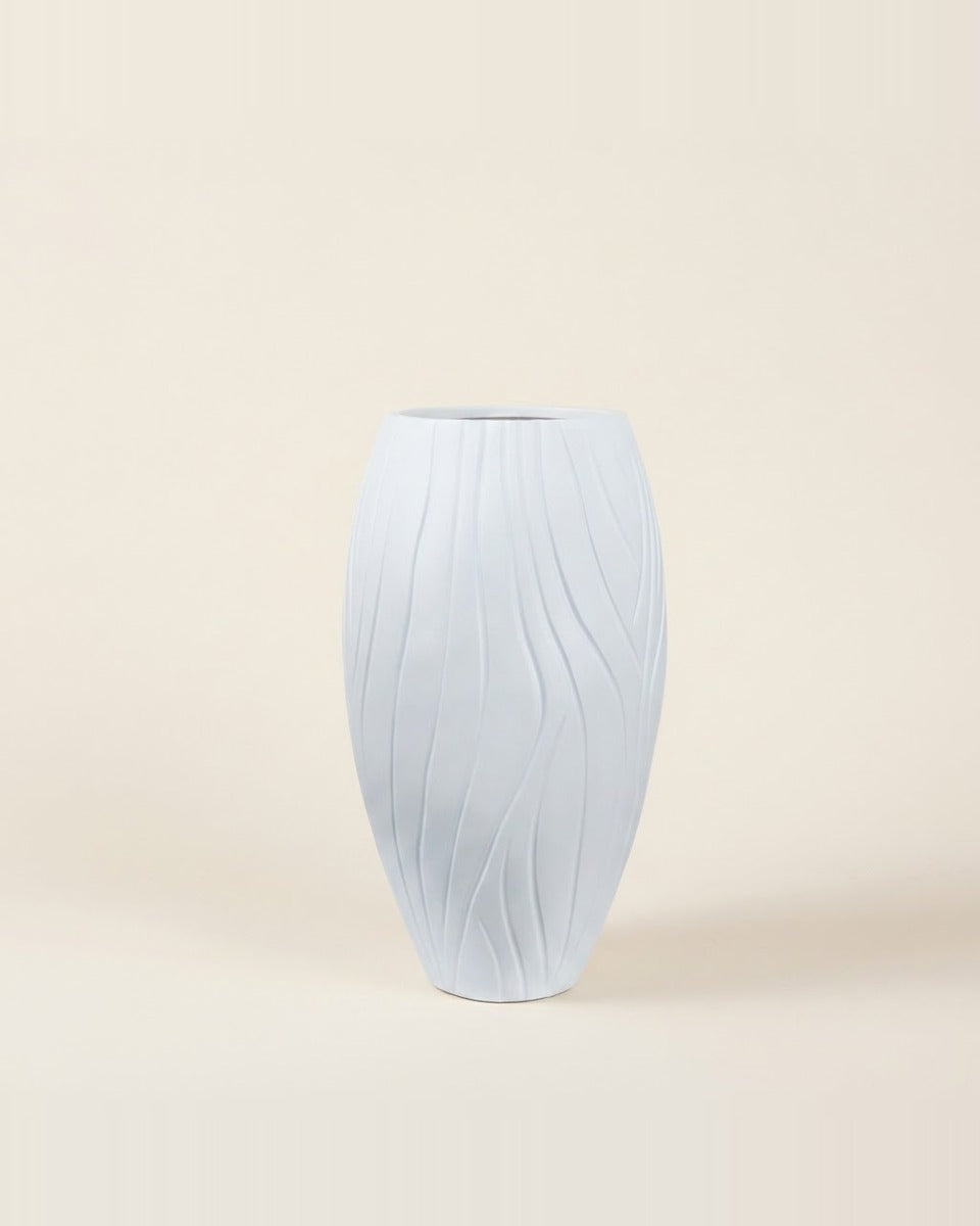 Elentra-Wooden-Fiber Glass Planter-29*72 حوض نباتات