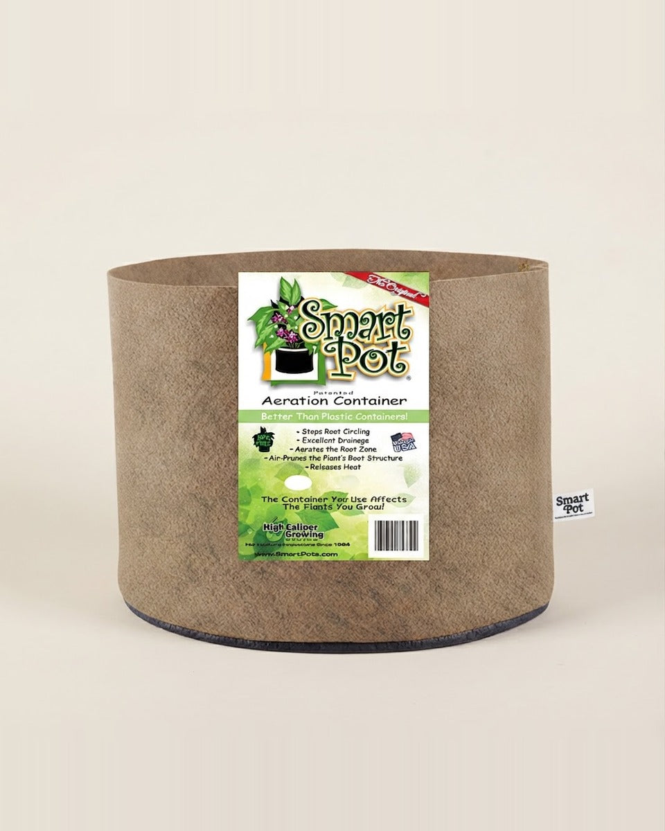 Smart Pot 30 Gallon Tan/Natural حوض نباتات