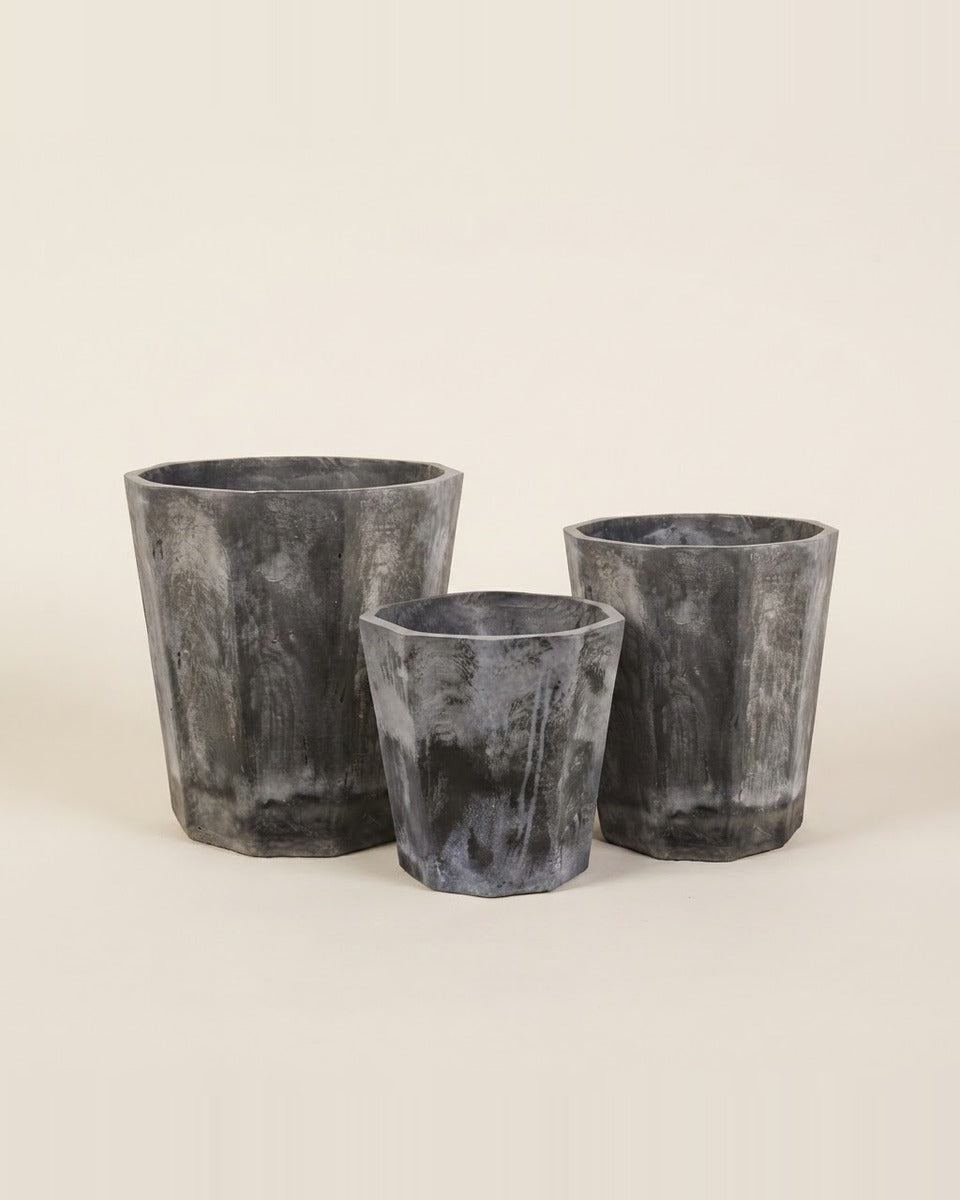 Cement Pot Set – 3 PCS حوض نباتات