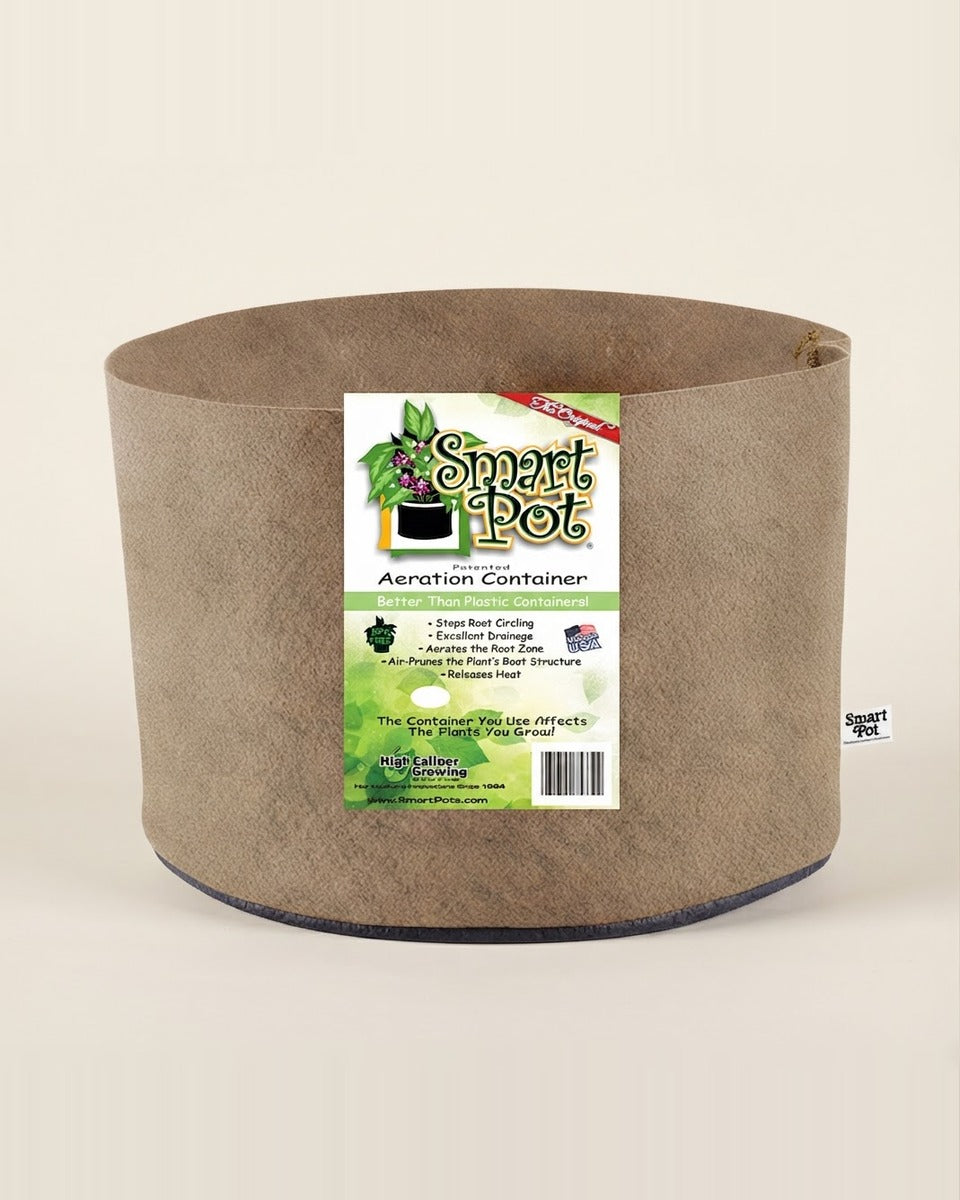 Smart Pot 25 Gallon Tan/Natural حوض نباتات