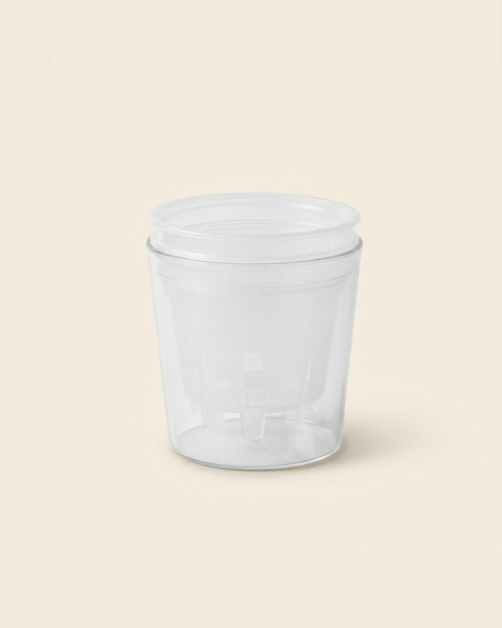 Clear self-watering pot أصيص ري ذاتي شفاف