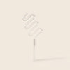 Clear acrylic plant trellis 33 cm تعريشة نباتات