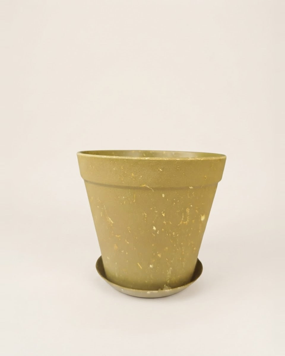Eco Terrazzo Compostable Pot, Granola