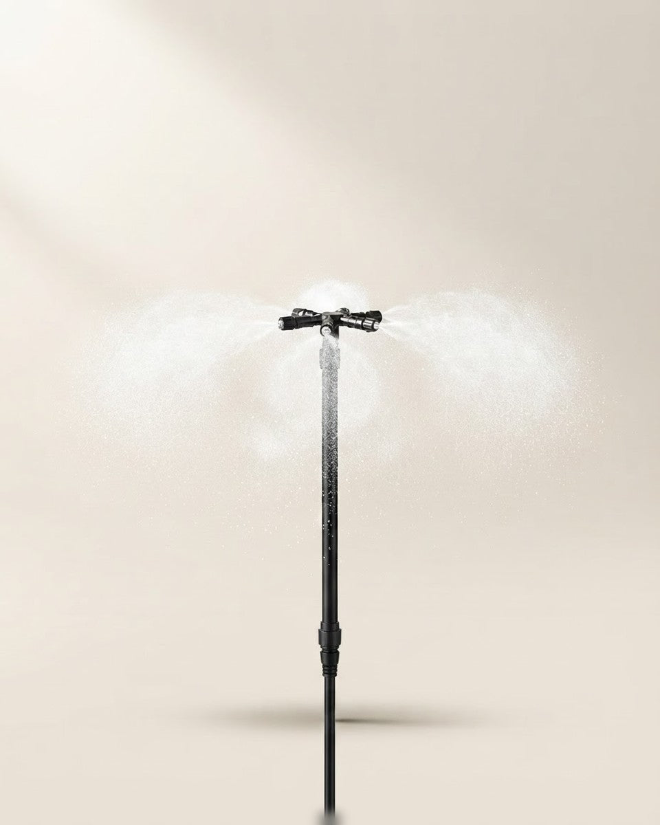 Vertical Multi-Nozzle Spray Stand 50 cm 50 سم ستاند مع مجموعة رذاذ رأسية متعددة الفوهات
