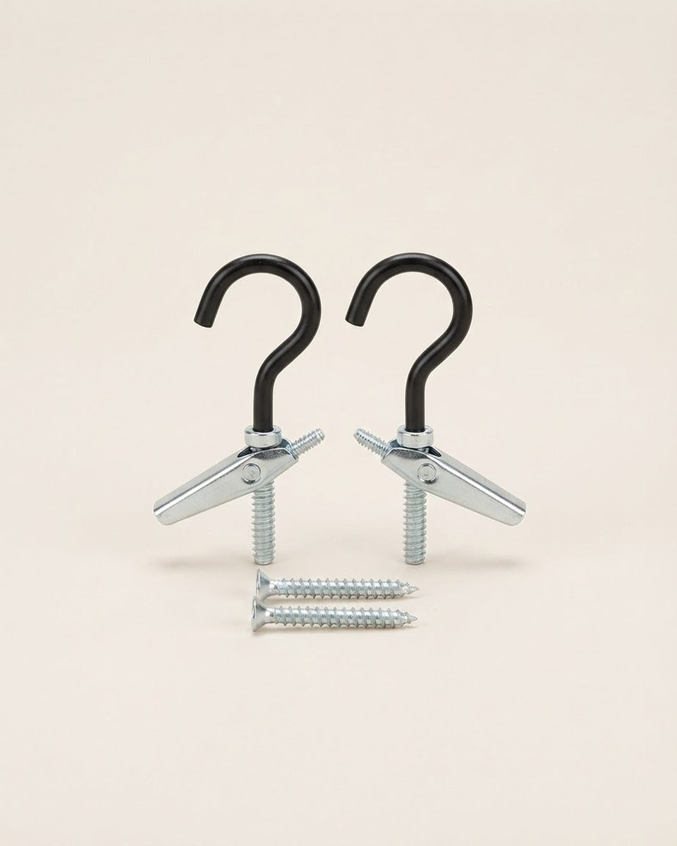 Swag Ceiling Hooks, Black