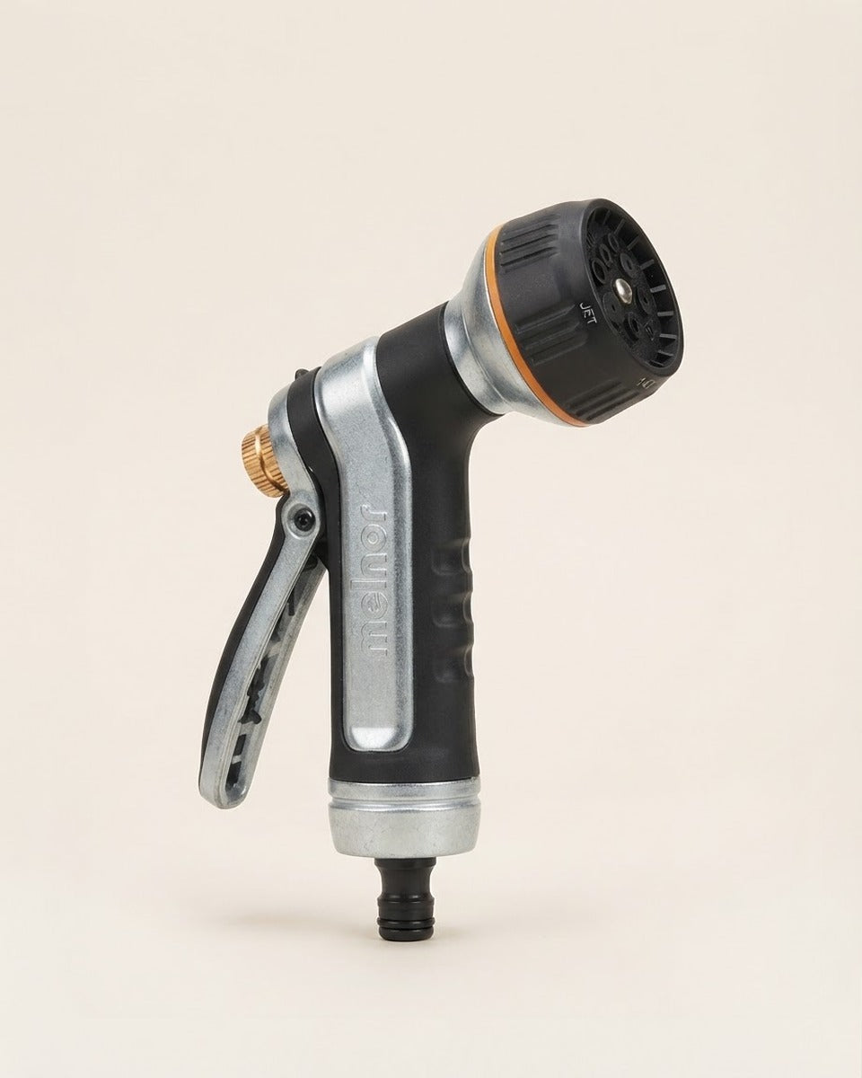 7 Pattern Adjustable Multi-Pattern Metal Heavy-Duty Hose Nozzle
