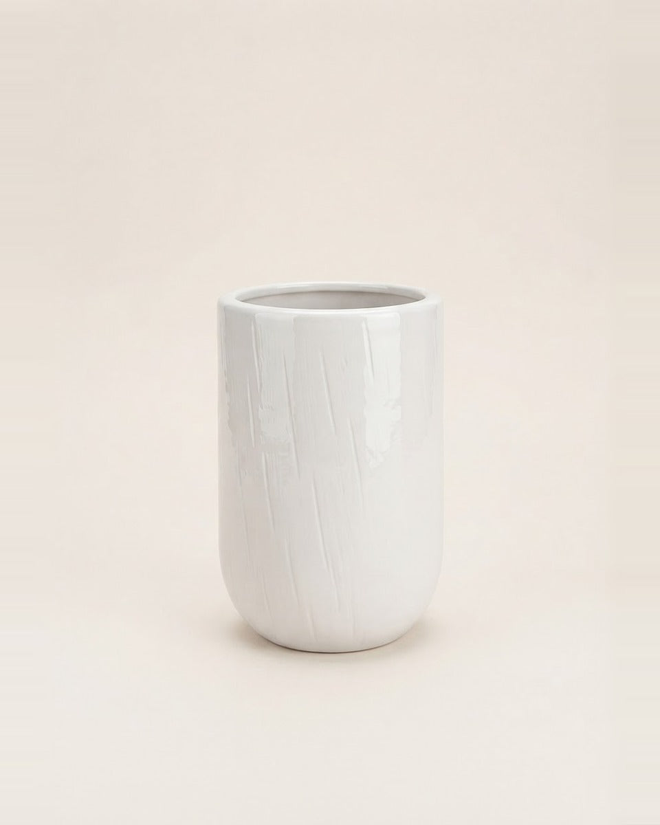 Ceramic Pot 2021 White, Small