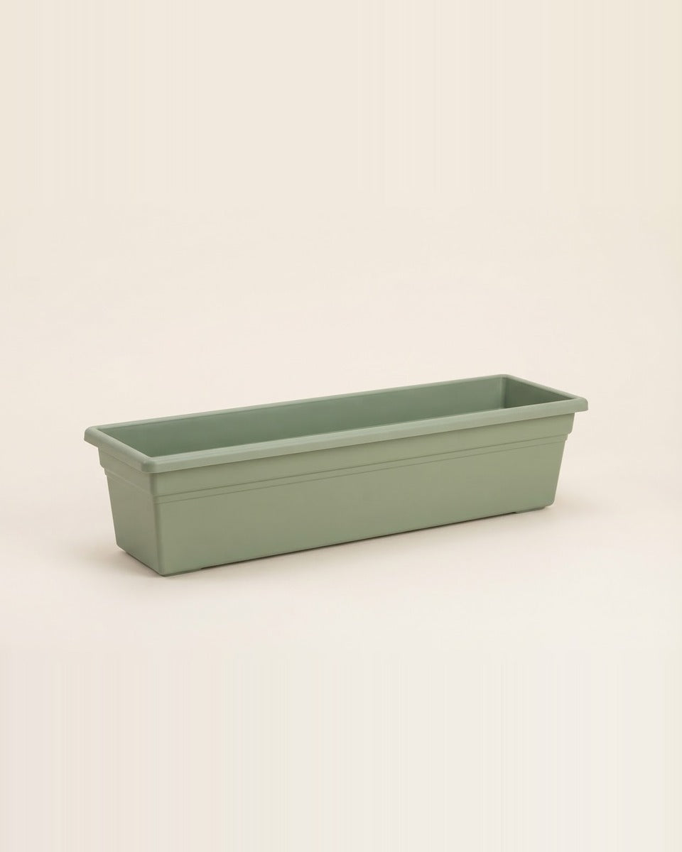 Plastic Window Box, Sage Green 29.5 in.