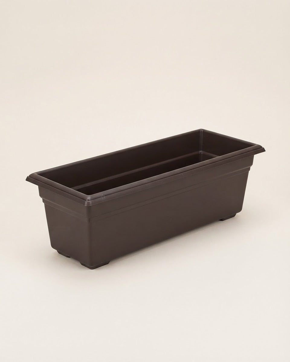 Plastic Window Box, Brown 30 in.