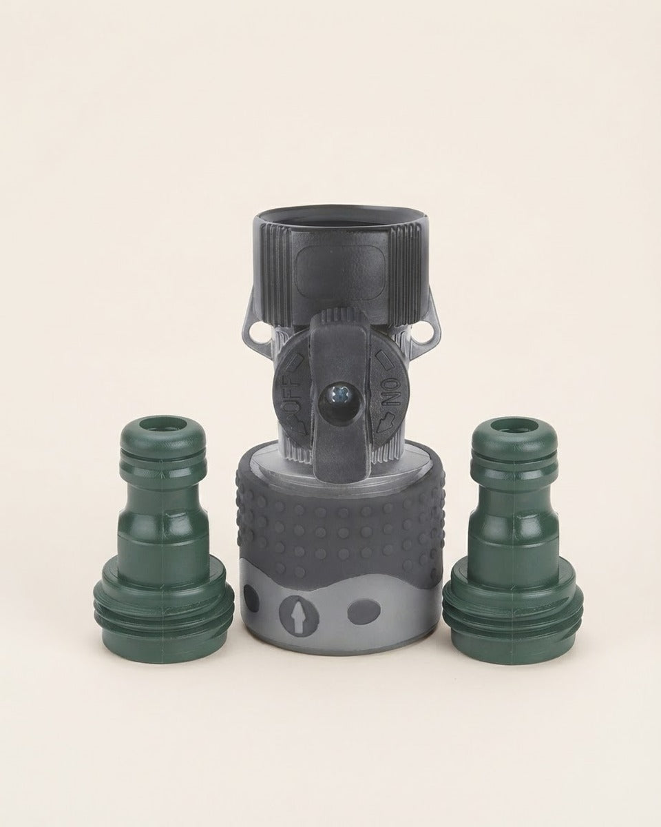 Polymer Threaded 2 Male/1 Female Quick Connector Hose Set