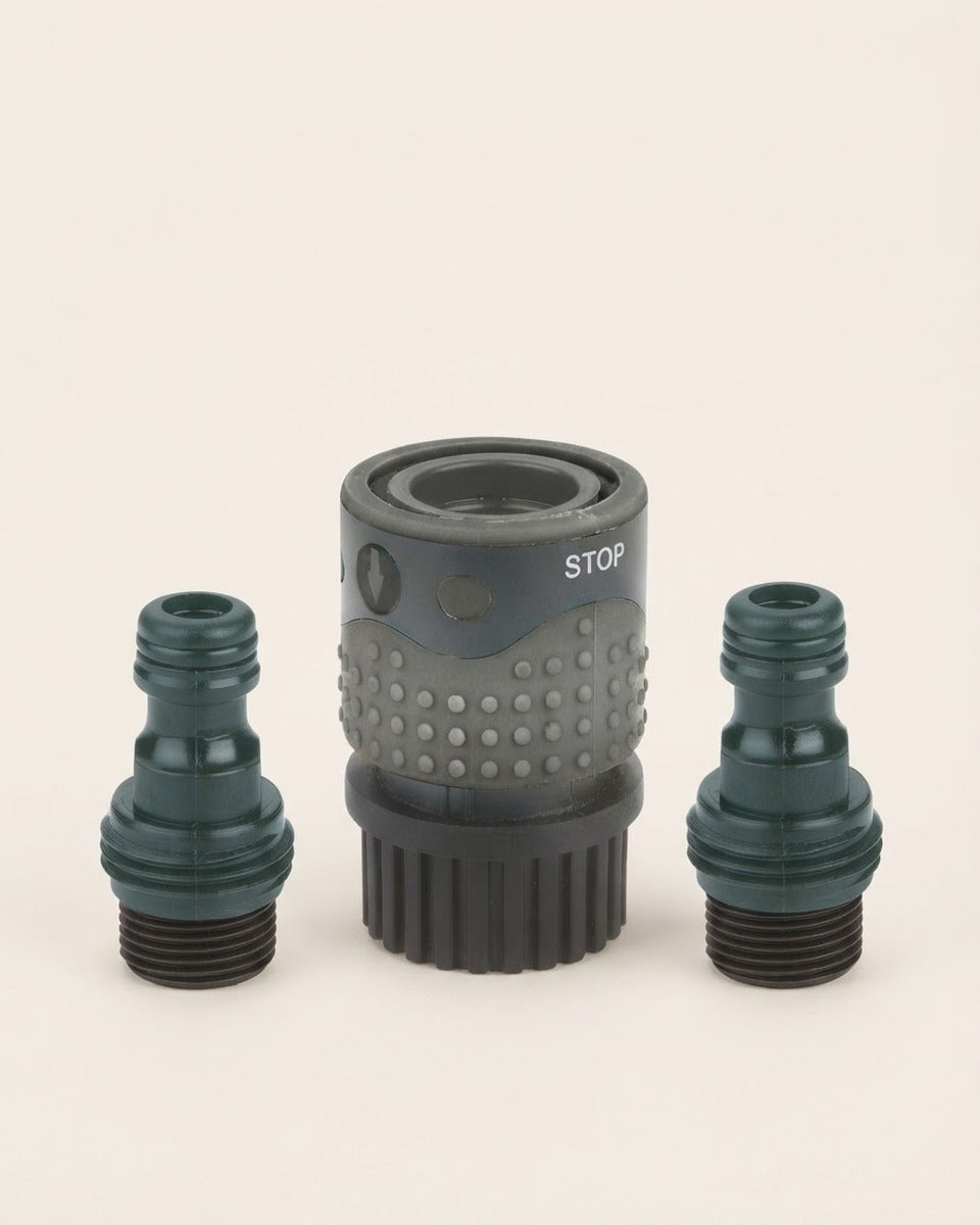 Polymer 2 Male/1 Female Quick Connector Hose Set