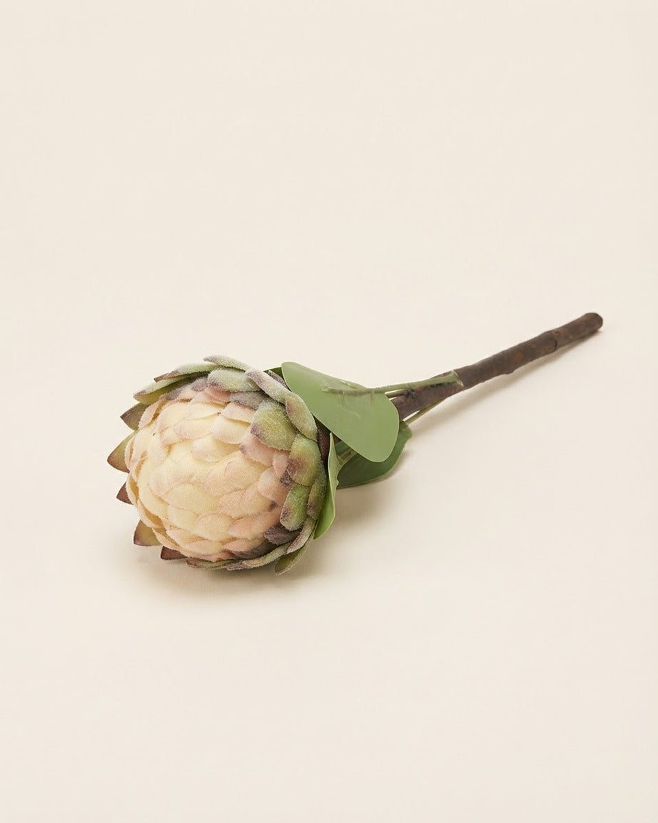 Artificial Pink Protea Stem