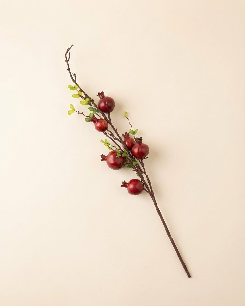 Artificial Red Berry Branch