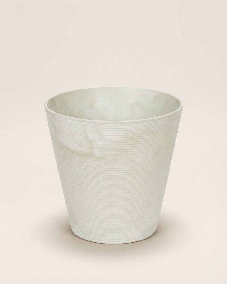 Round Resin Planter, Mint 10 in.