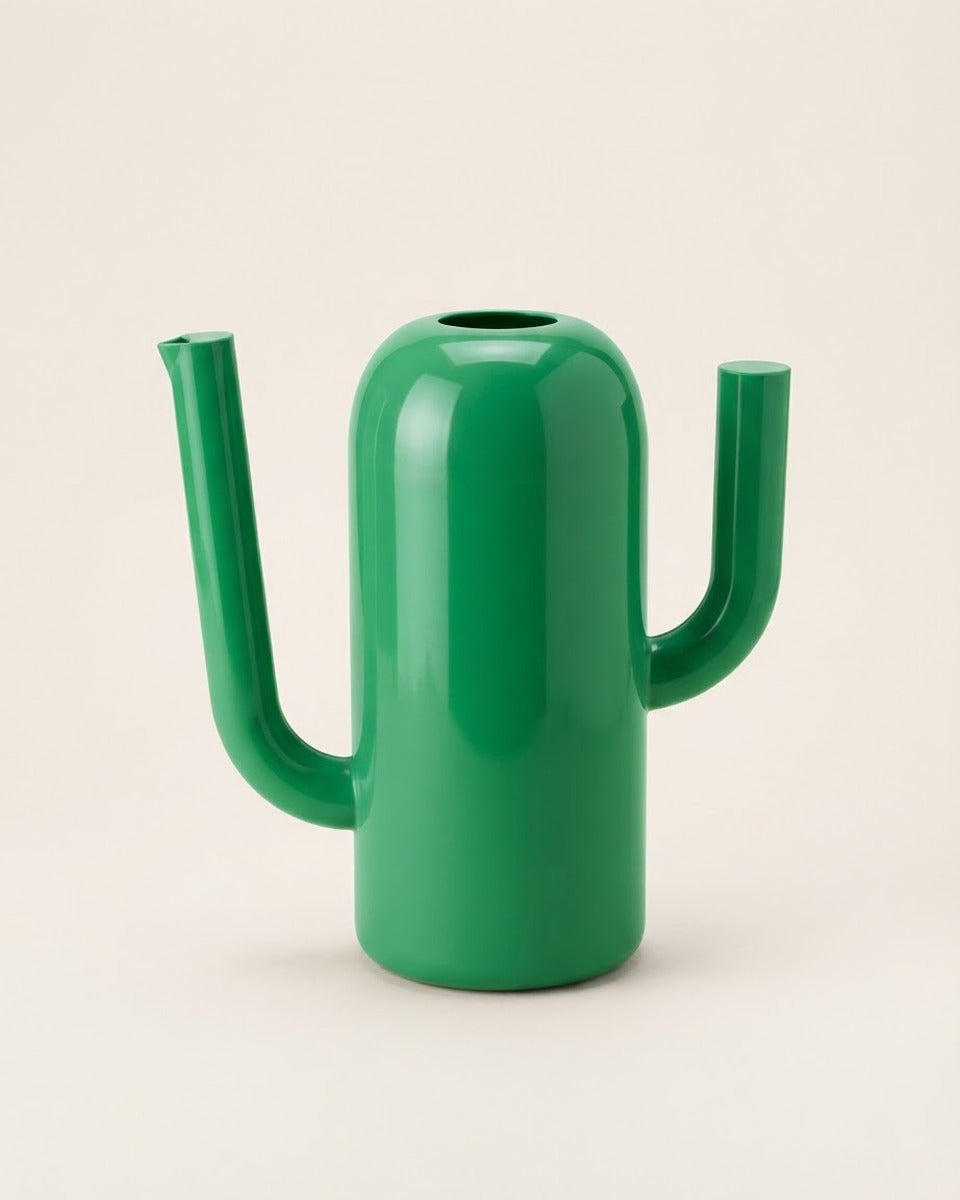 Green Vase and Watering Can, 24 cm
