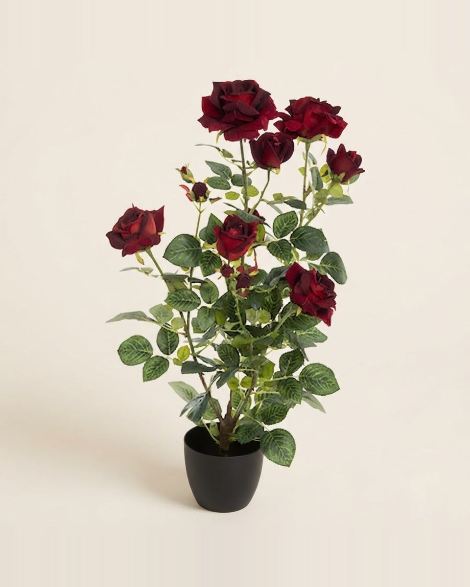 Artificial Rosebush, 74 cm