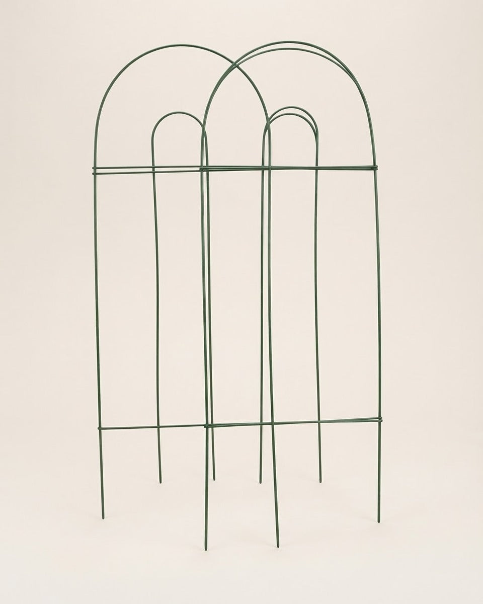 Green PVC Garden Border Fence, 10 ft x 32 in.