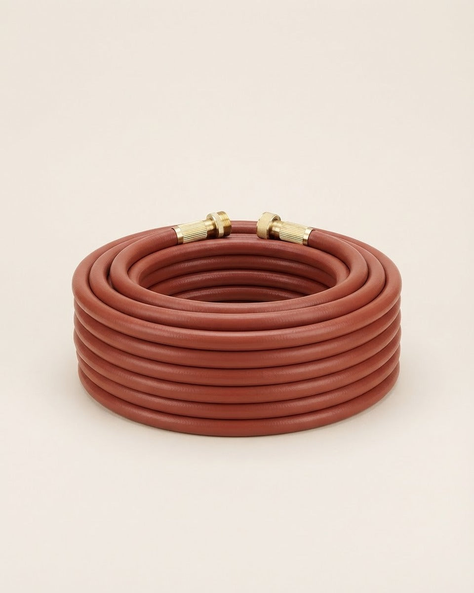(1.91 cm) × 50 ft (15.24 m) Heavy Duty Professional Grade Garden Hose 3/4 in