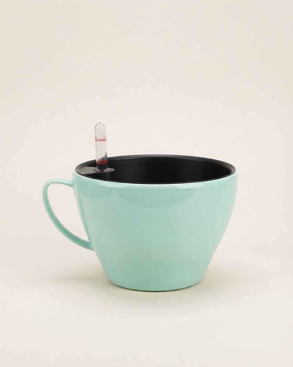 Self-Watering Teacup Pot, Mint