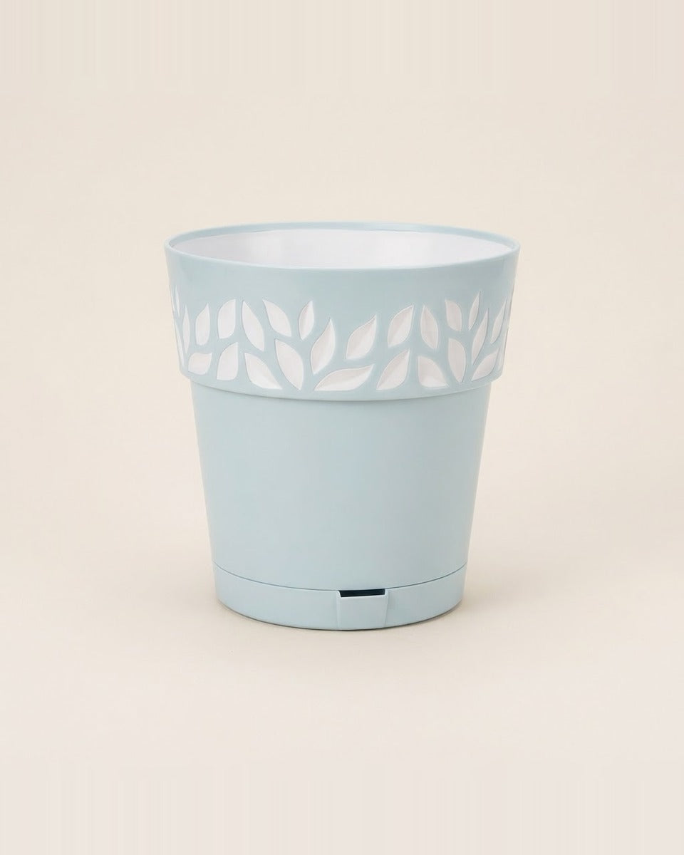 Leaf Pot 15 cm — Sky Blue