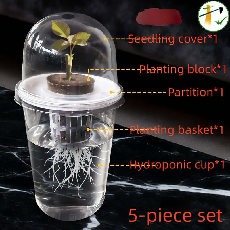 Hydroponic seed starter cup kit - parts