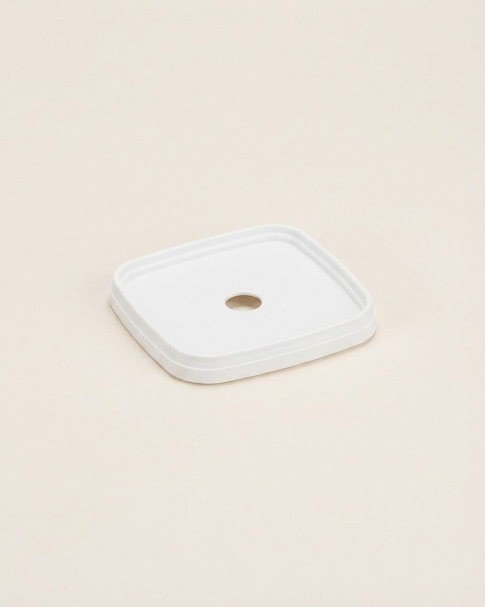 Dutch Bucket Lid Single Hole White غطاء دتش بكت فتحة واحدة ابيض
