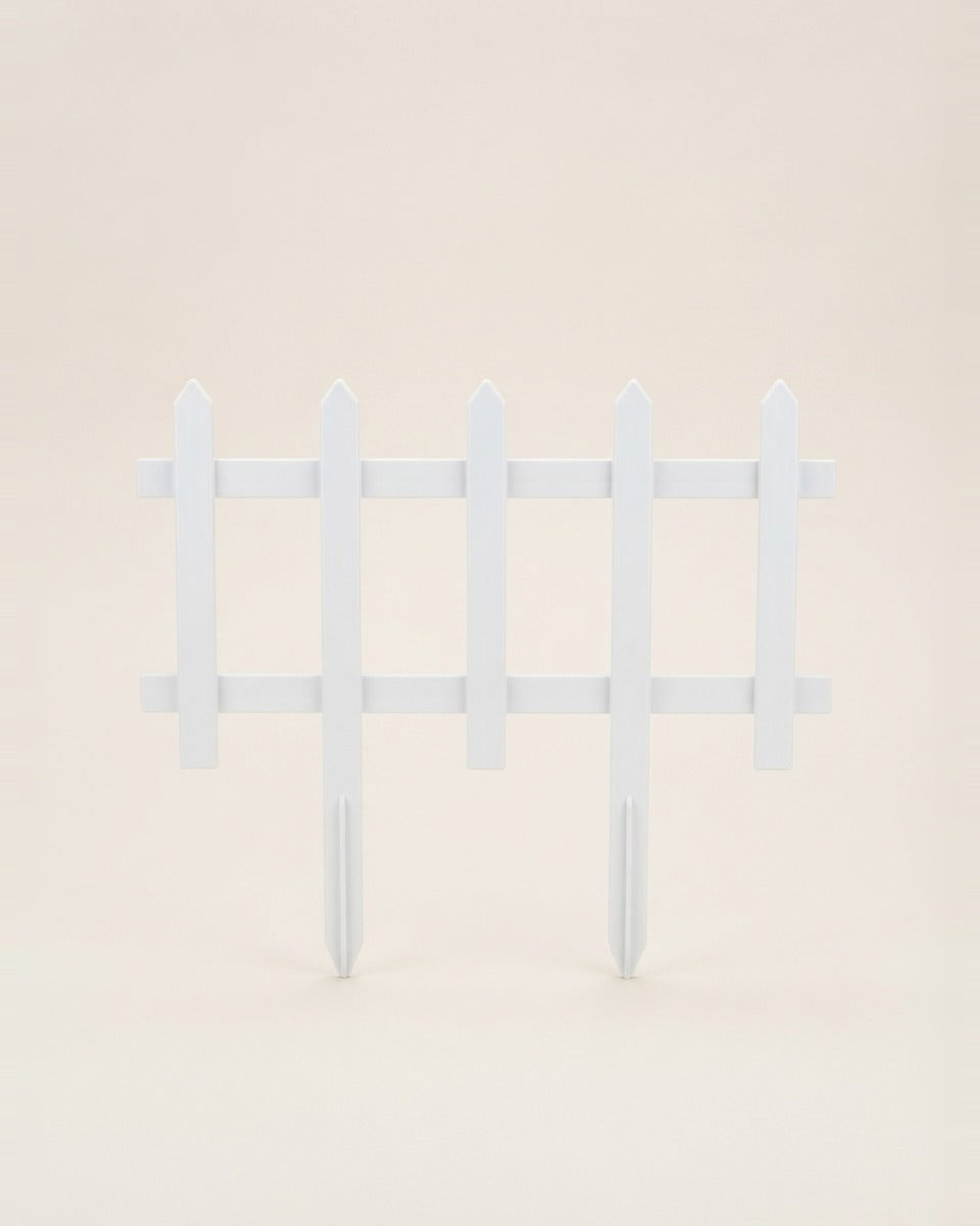 Picket Border Panel 84 cm, White