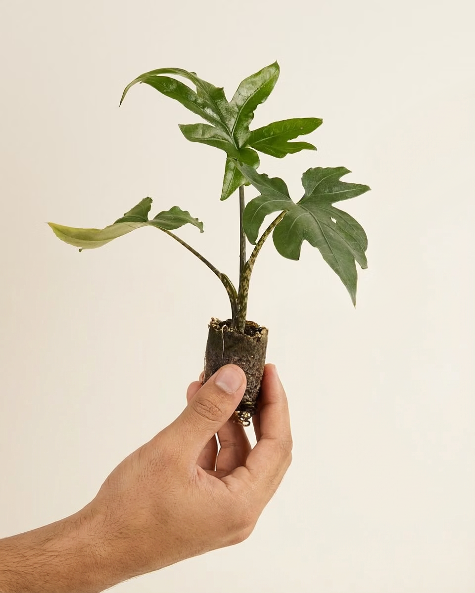 Baby Alocasia Brancifolia Pink Passion ألوكاسيا