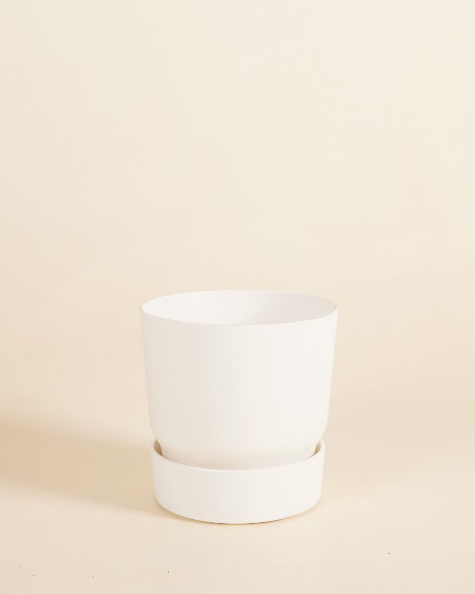Elho Miles Round Pot White (13 cm)