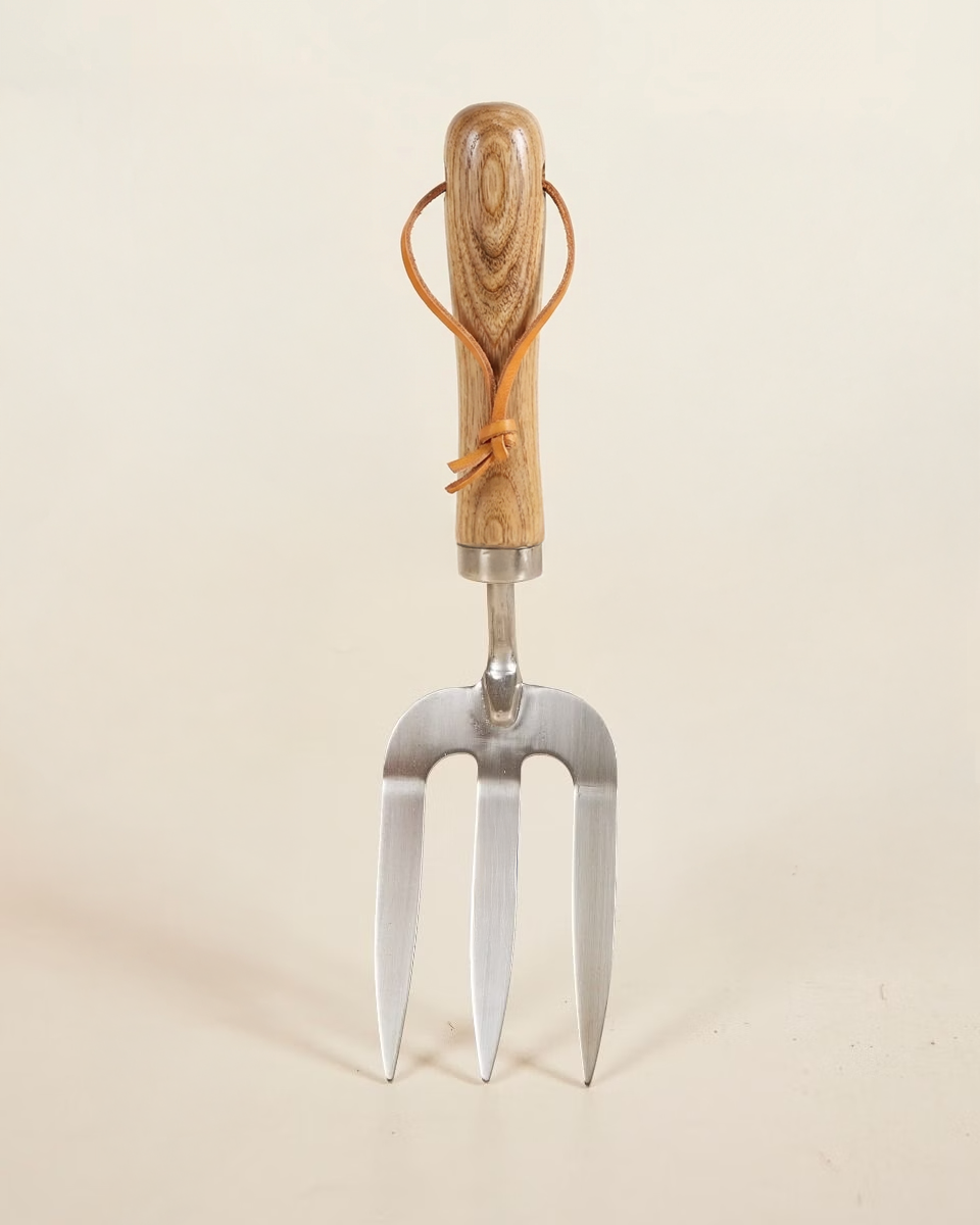 Large Rake Fork - Grainy Wood