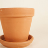 Terracotta Plant Pot with Dish (15 cm)