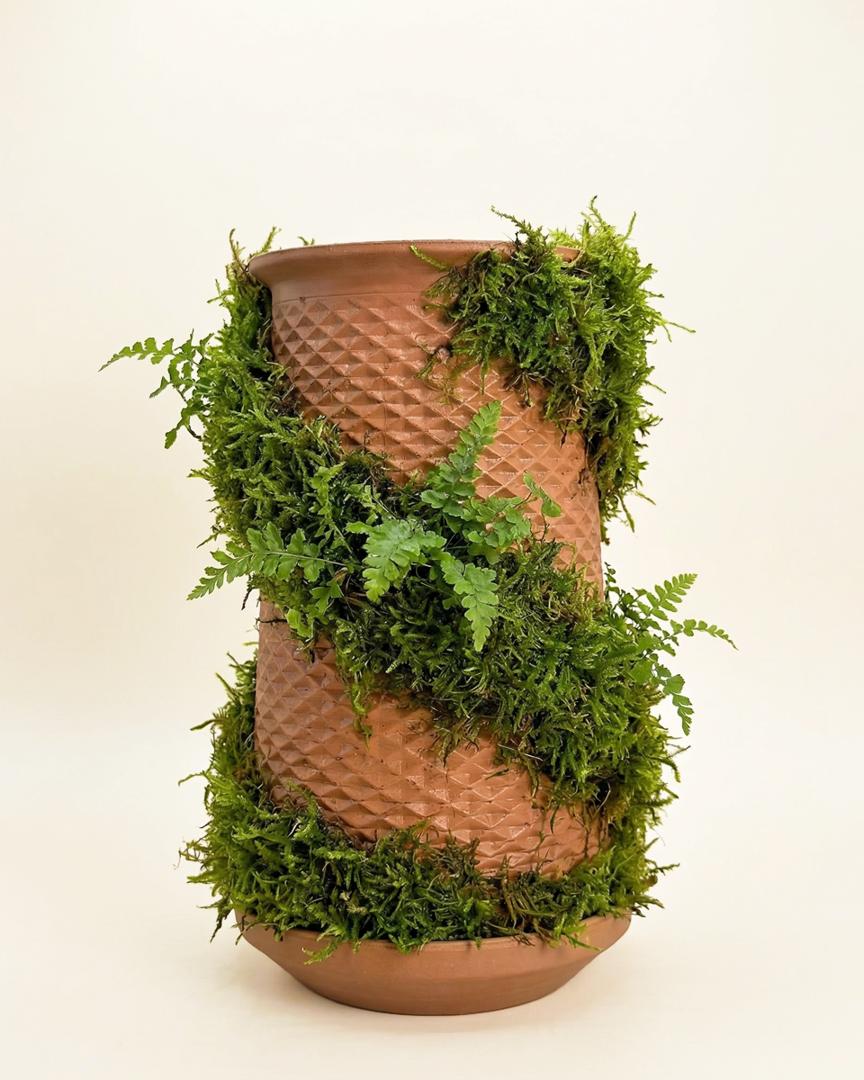 Terracotta Self-watering Grow Tower