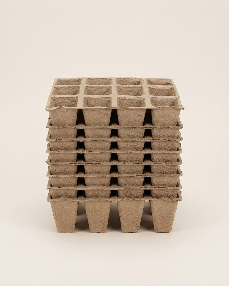 Biodegradable Paper Seedling Trays 12 Cells 10 Pieces صينية تشتيل ورق 12 عين قابل للتحلل عدد 10